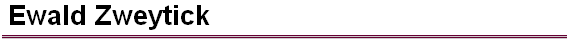 Ewald Zweytick