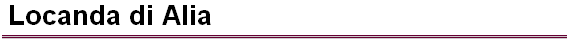 Locanda di Alia
