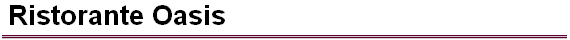 Ristorante Oasis