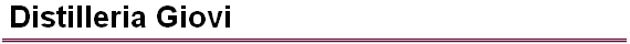 Distilleria Giovi