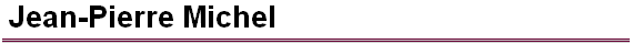 Jean-Pierre Michel