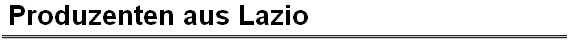 Produzenten aus Lazio
