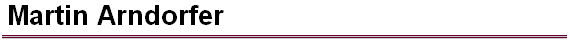 Martin Arndorfer
