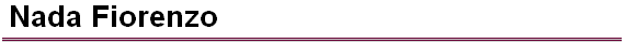 Nada Fiorenzo