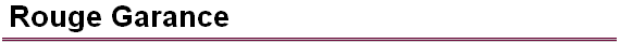 Rouge Garance