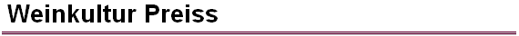 Weinkultur Preiss