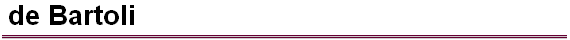 de Bartoli